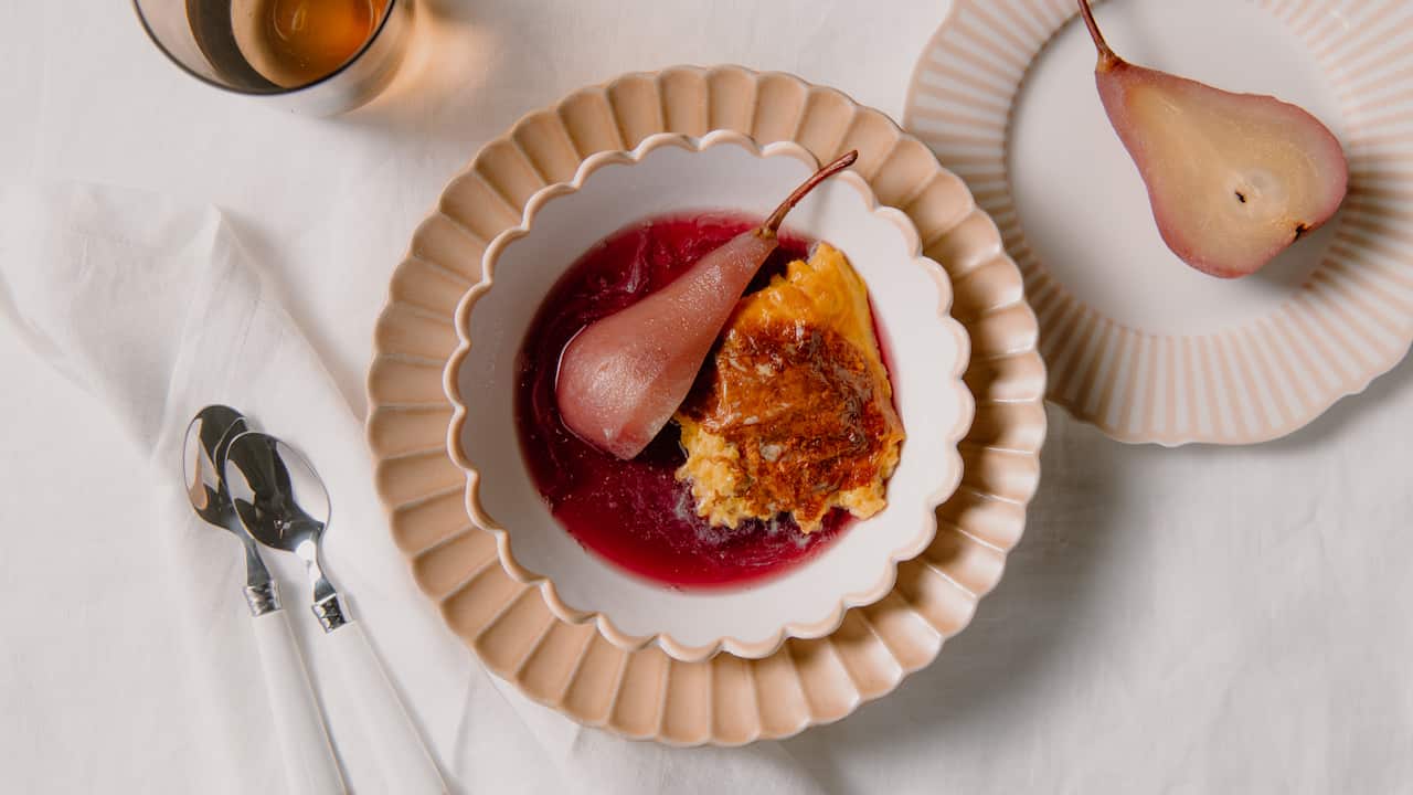 Saffron rice pudding