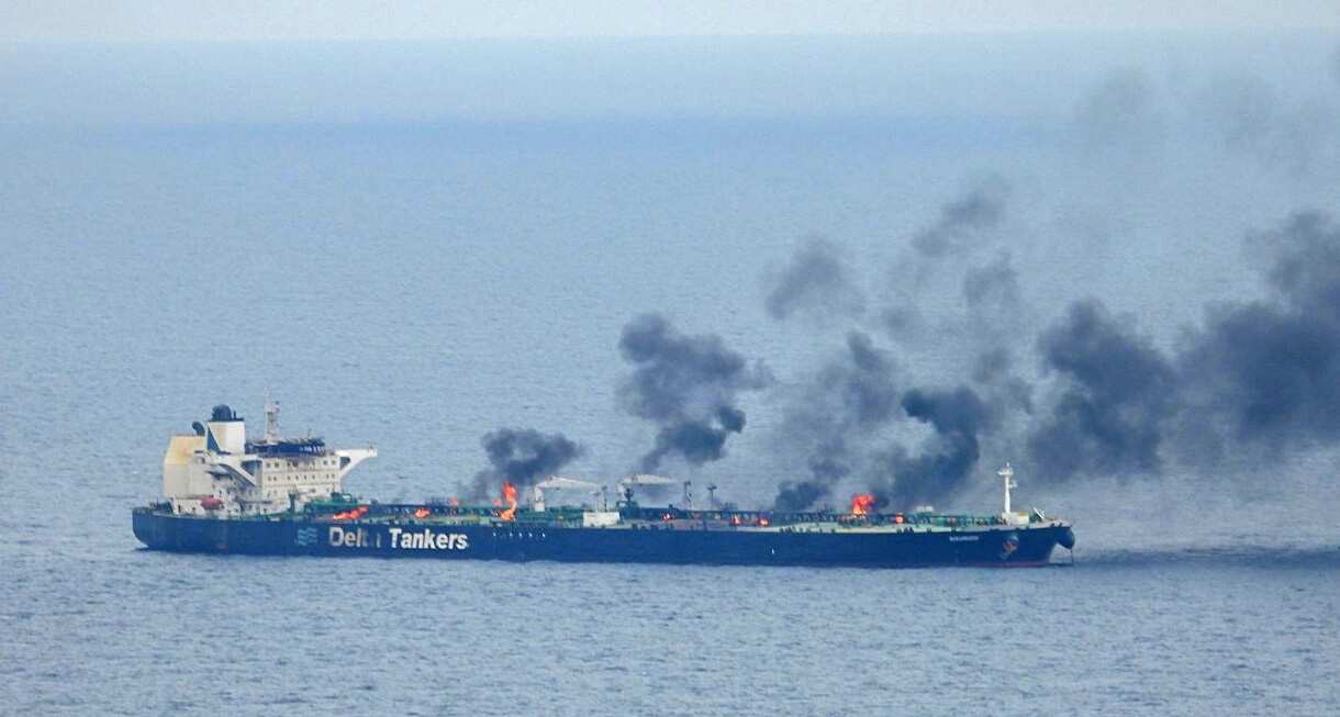 Sounion tanker attacked by Houthis appears to be leaking oil in the Red Sea