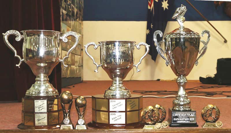 Karadjordje Cup trophies