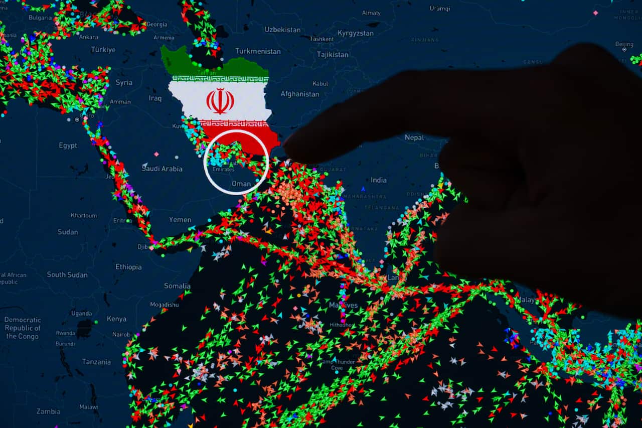 Strait Of Hormuz - US-Iran Conflict - Photo Illustration