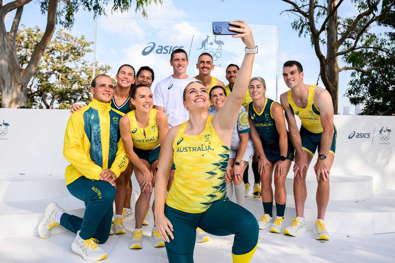 Australian Olympic uniform 2024