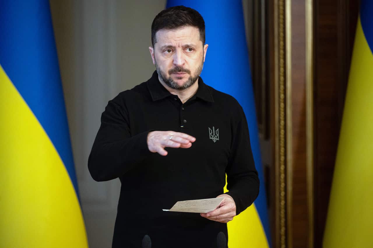 Briefing of Volodymyr Zelenskyy in Kyiv on April 17, 2025