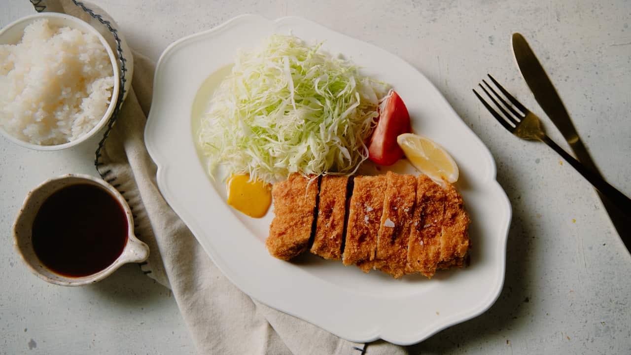 Adam Liaw's tonkatsu 