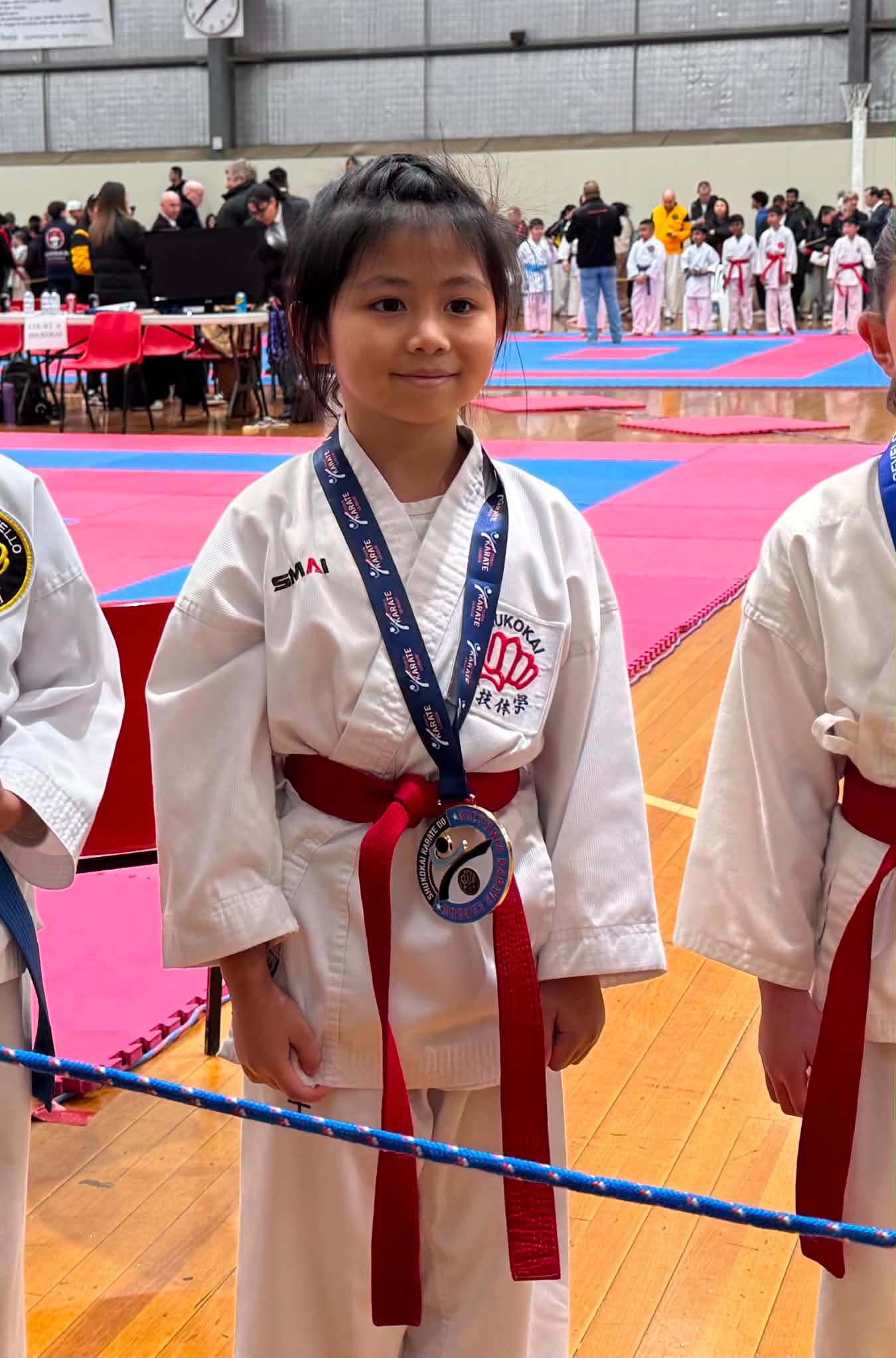 Michelle received gold medal at a state competition
