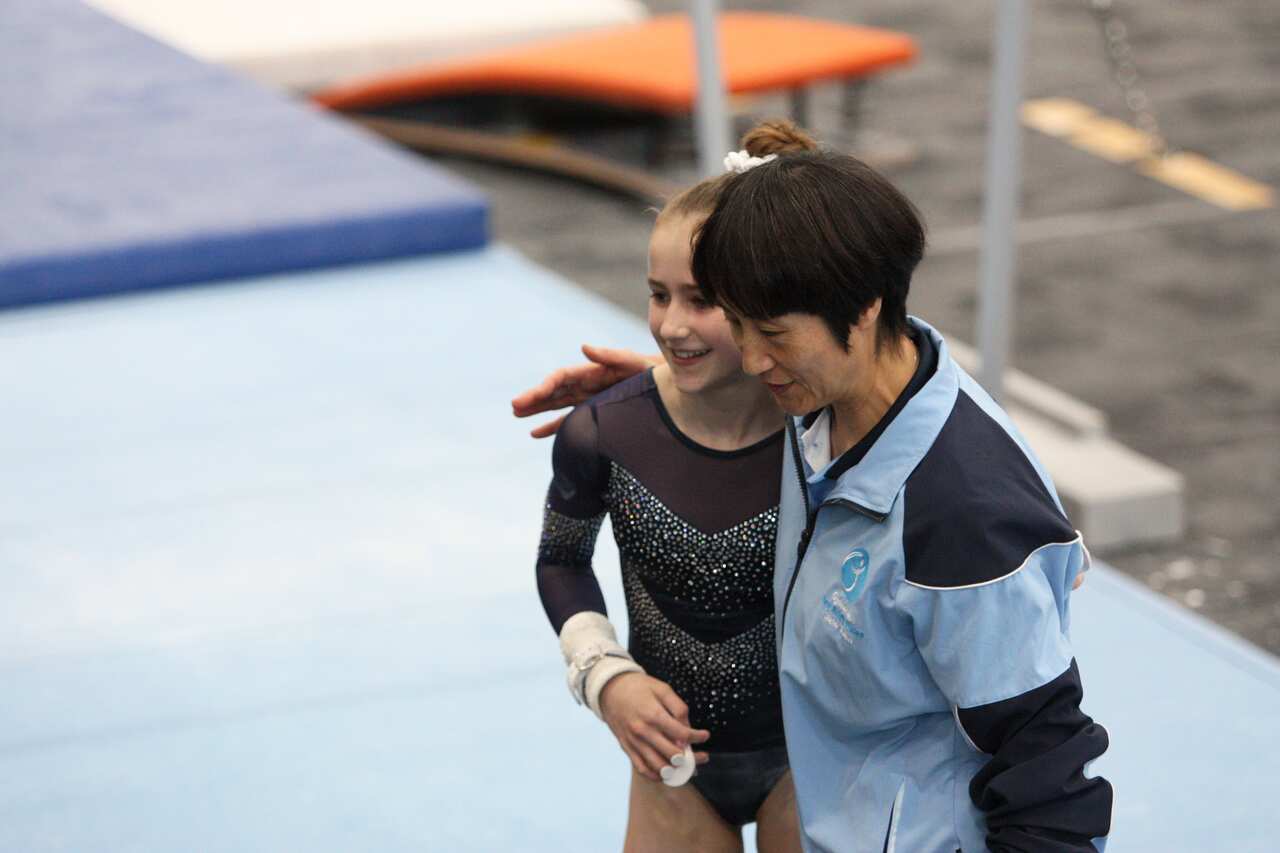 Violette & Xiaoqing at competition_credit Gymnastics NSW.JPG