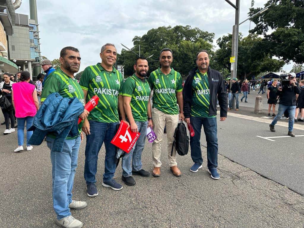A Pakistani fan group from US travelled to watch the tournament.