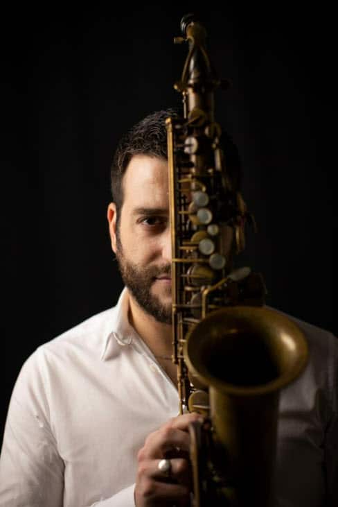 Francesco Cafiso ed il suo sax alto.