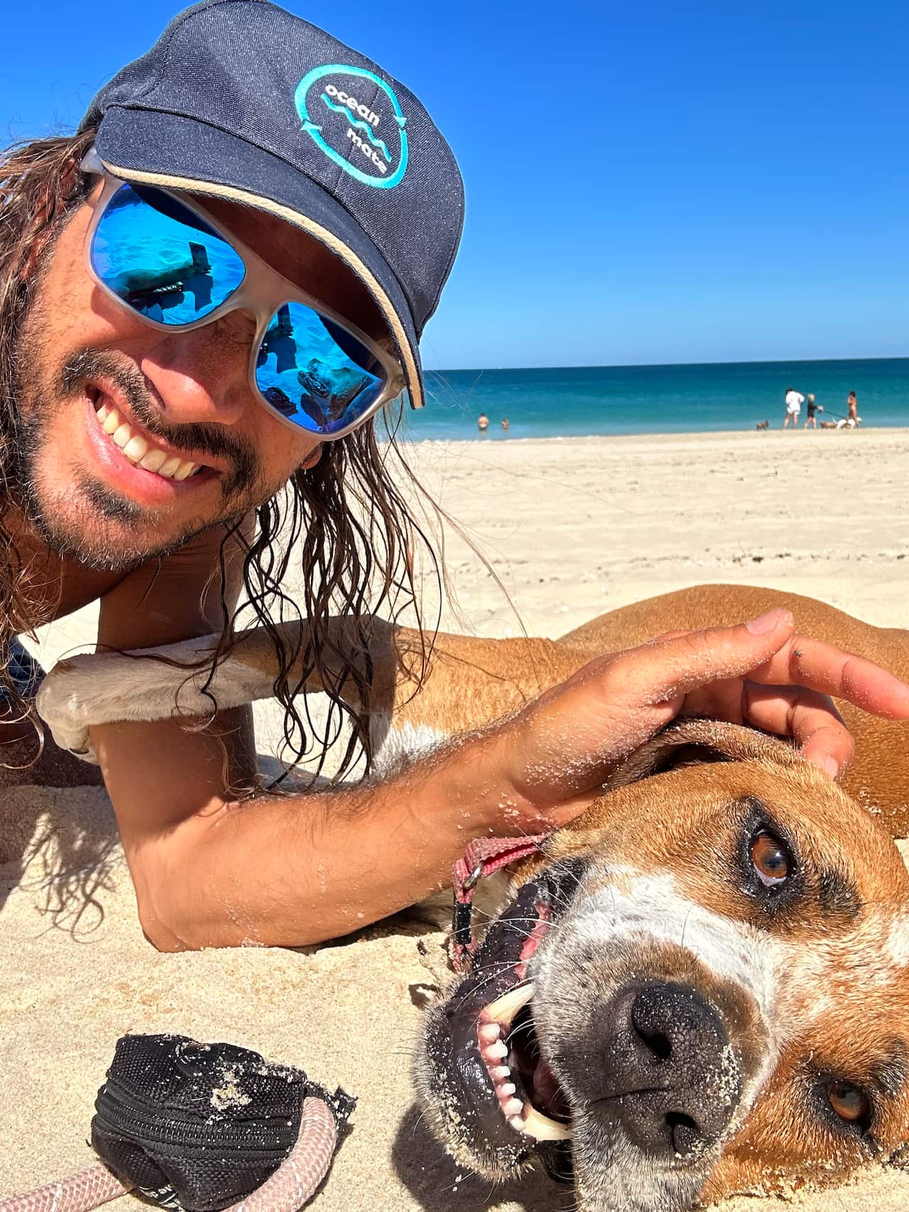 Andrea e Bella, il suo cane