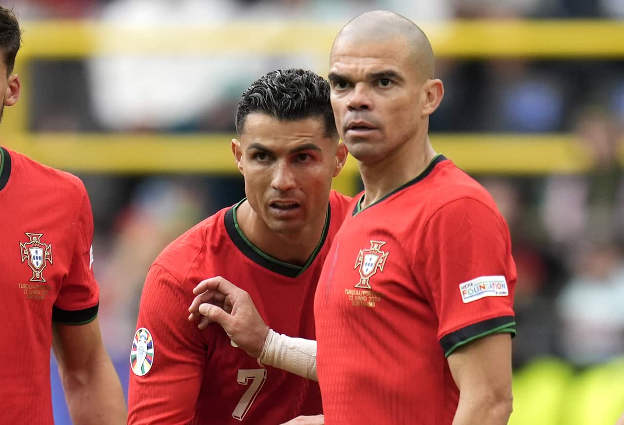 Cristiano Ronaldo e Pepe