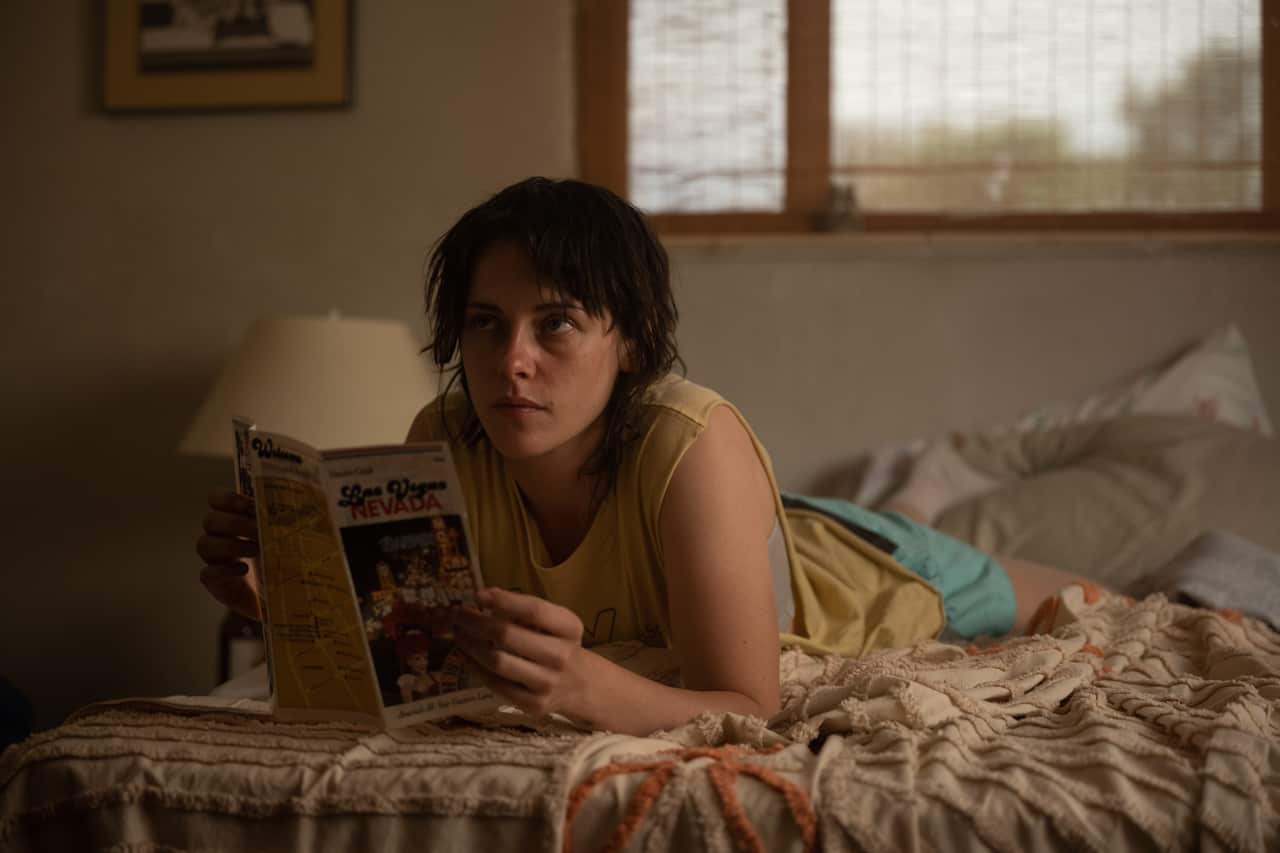 Kristen Stewart as 'Lou' in 'Love Lies Bleeding'.