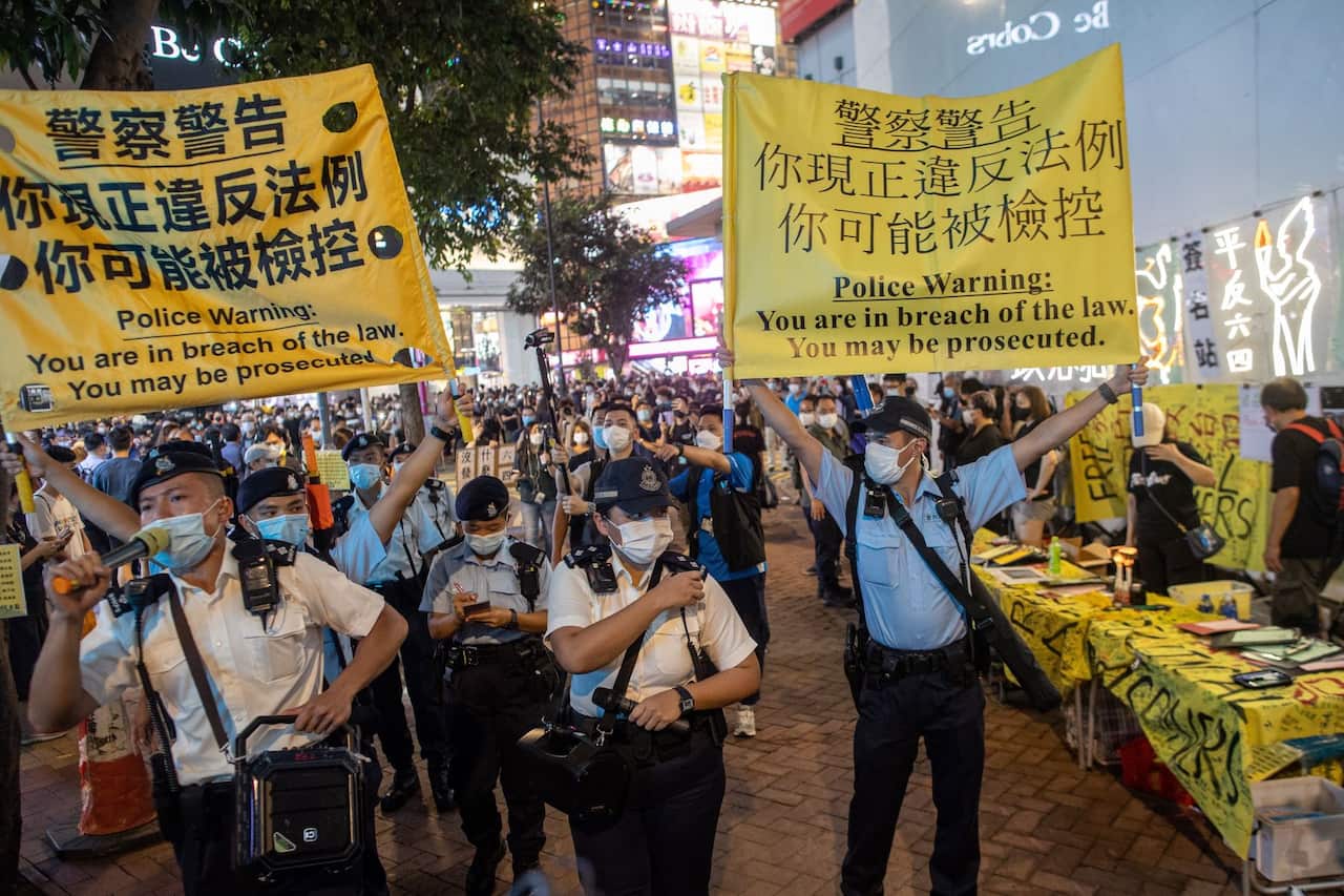 香港通過國安法，被認為面臨更高拘留風險。