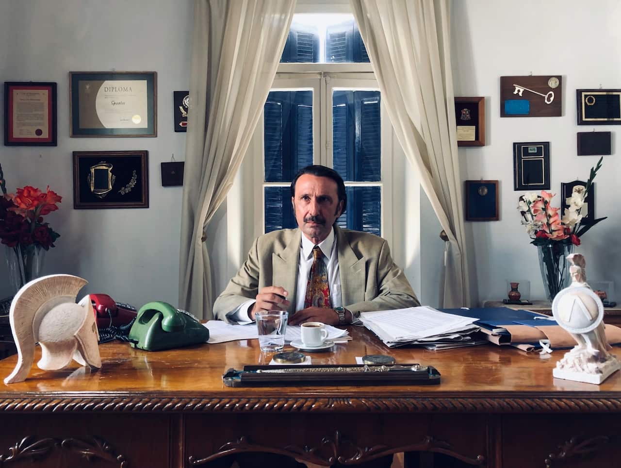 Χαραλαμπίδης Ρένος as THE MAYOR in SPARTAN DREAM.jpeg