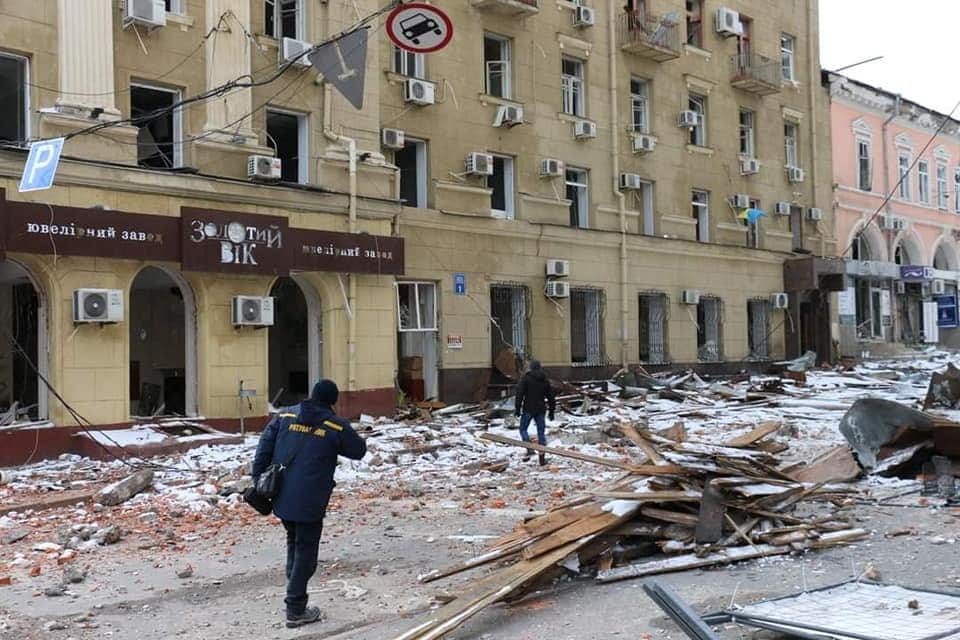 Psychoneurological Institute Among Buildings Destroyed In Kharkiv Shelling
