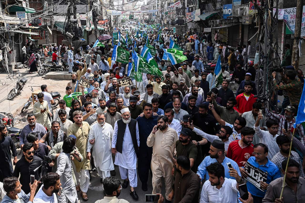 PAKISTAN-ECONOMY-PROTEST