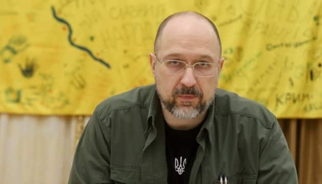 Ukrainian Defence Minister Denys Shmyhal - Russia's latest attack damaged nine TPPs in Ukraine..jpg