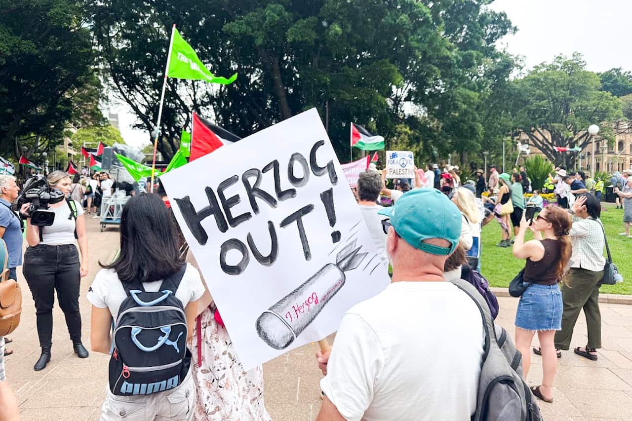 Protests have been scheduled across Australia in anticipation of Israeli President Isaac Herzog's visit