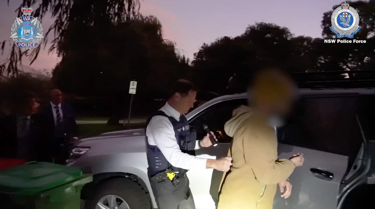 A supplied image of a man who has been arrested in Western Australia following an extensive investigation into the homicide of German backpacker Simone Strobel. 