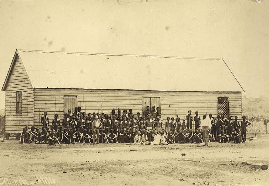 Australian South Sea Islanders photographed at Bingera Sugar Plantation.