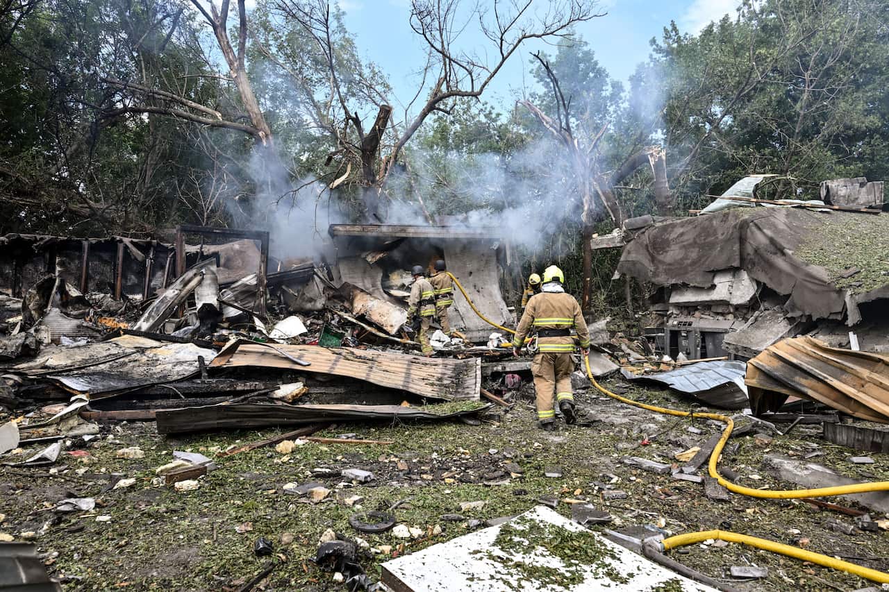 Russian Glide Bombs Strike Food Processing Plant in Zaporizhzhia - Ukraine