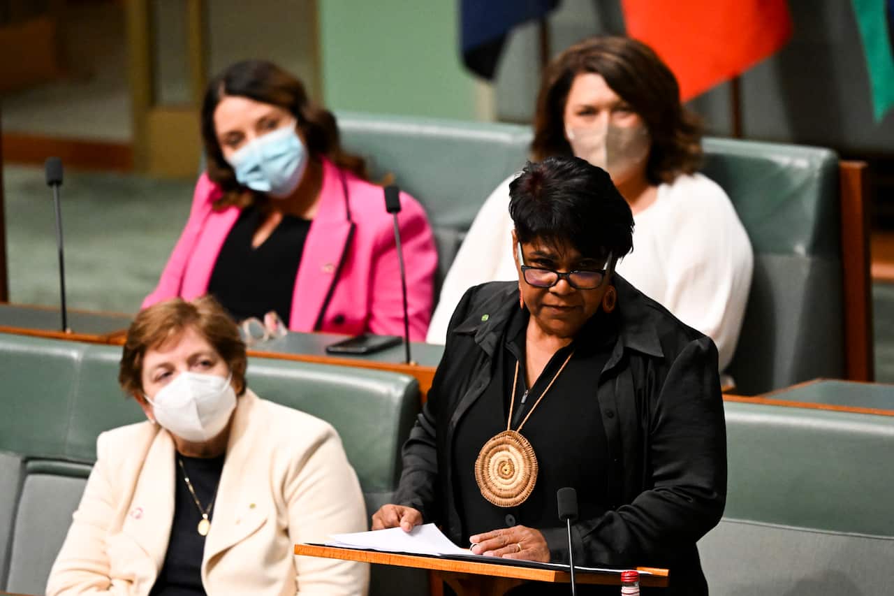 Labor MP for the seat of Lingiari Marion Scrymgour.