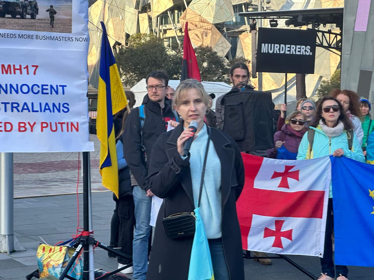 Chrestyna Kmetj from the Australian Federation of Ukrainian Organisations.JPG