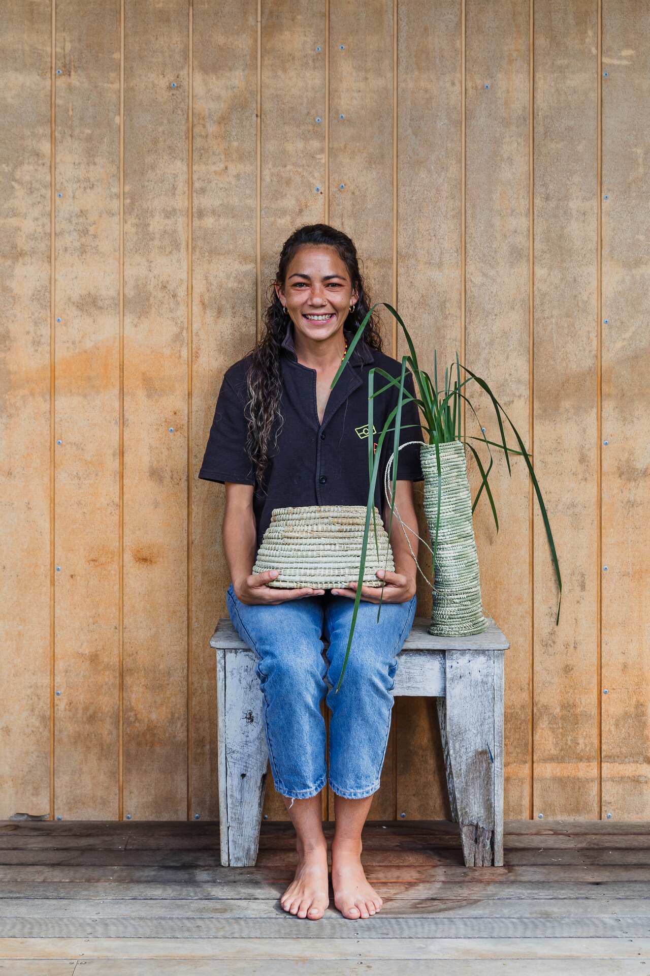 BBN Weaving Exhibition Artist profiles photographed by Kate Holm
