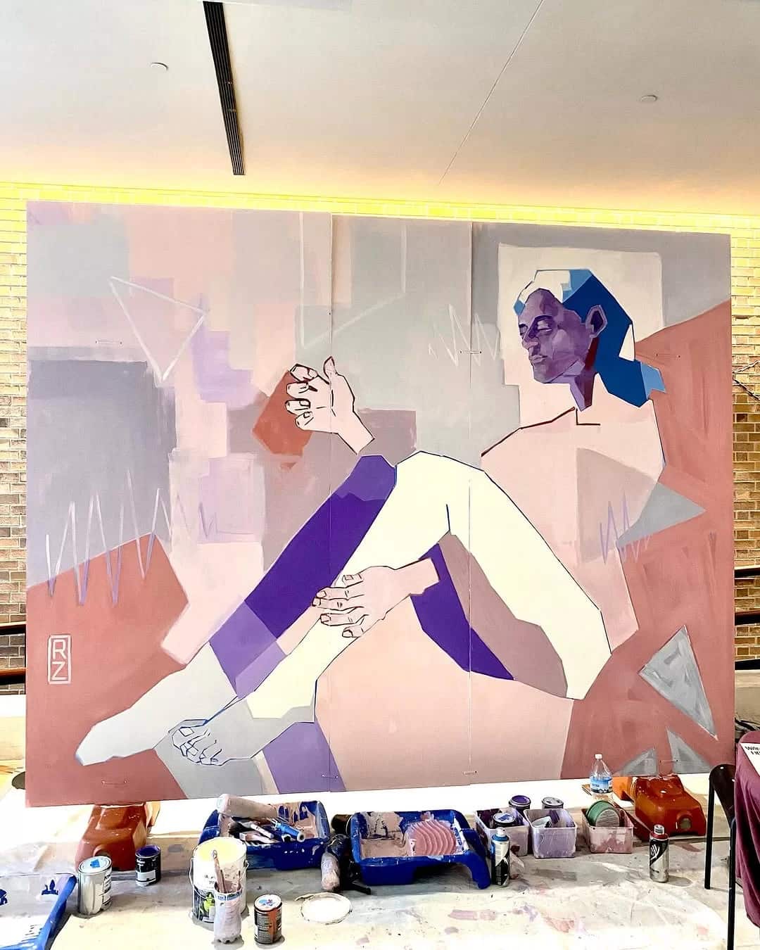 Rossella Zanolini, Murale, Brisbane Street Art Festival, 2025