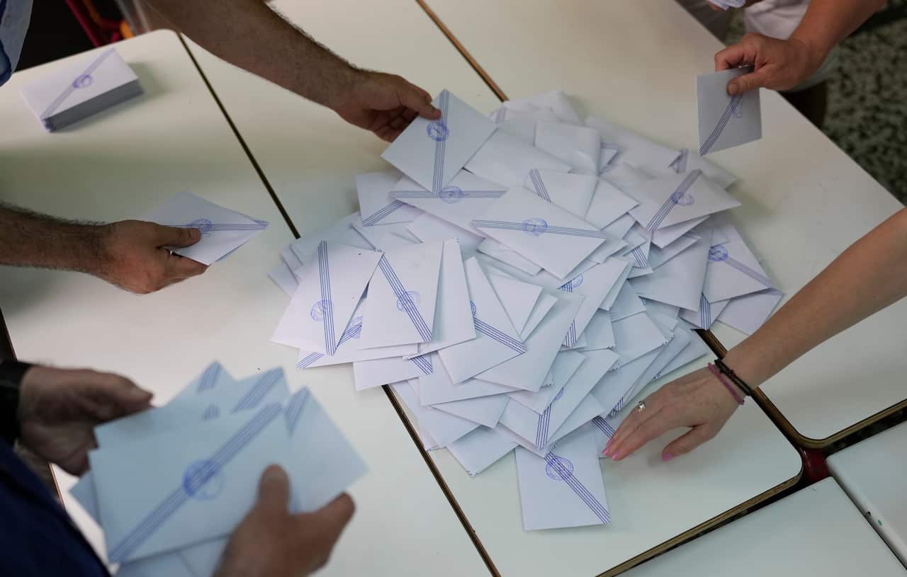 Greece Elections - ballots