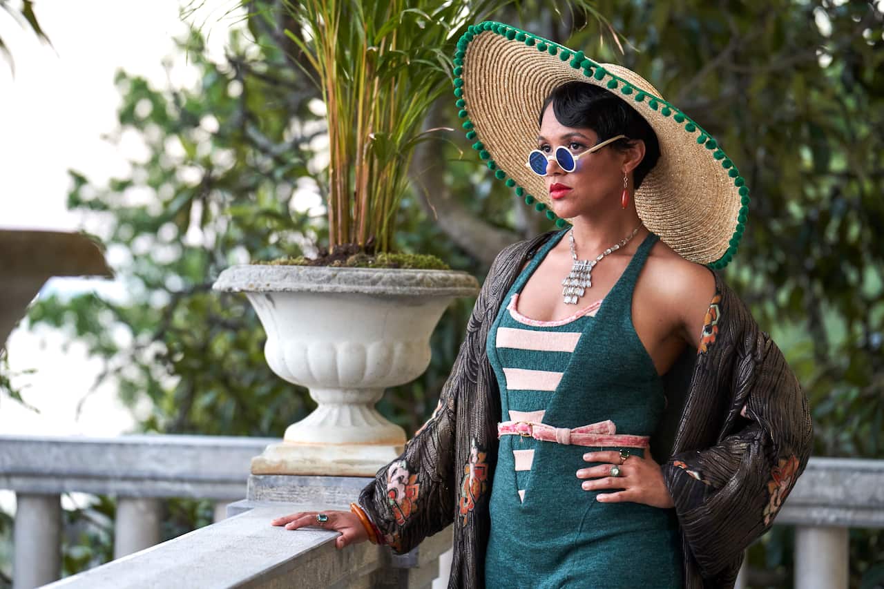 Lily Frazer as Claudine Pascal in 'Hotel Portofino'.