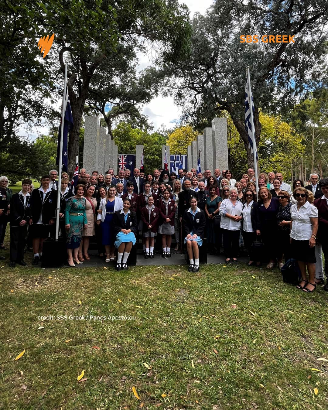 Στο Αυστραλο-Ελληνικό Μνημείο Μελβούρνη, 25 Μαρτίου 2026