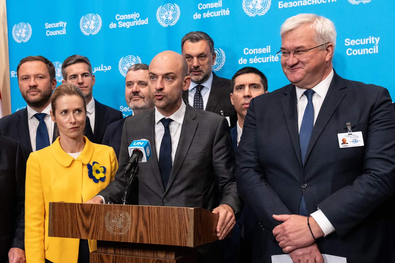 Joint Press Encounter on Ukraine Ahead of SC Meeting