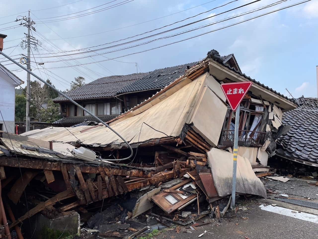 Destroyed house in Noto