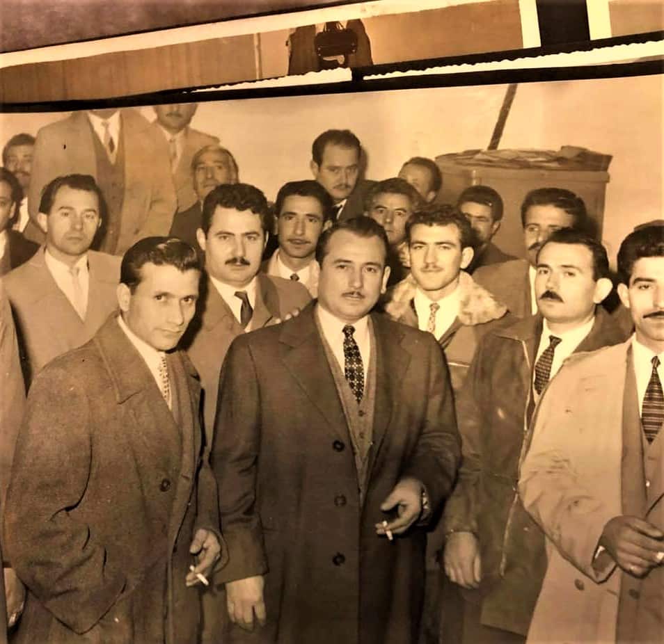 Panagis Zapantis (second from left) in Athens 