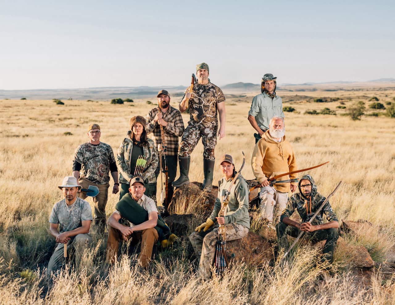 The cast of Alone USA season 12.