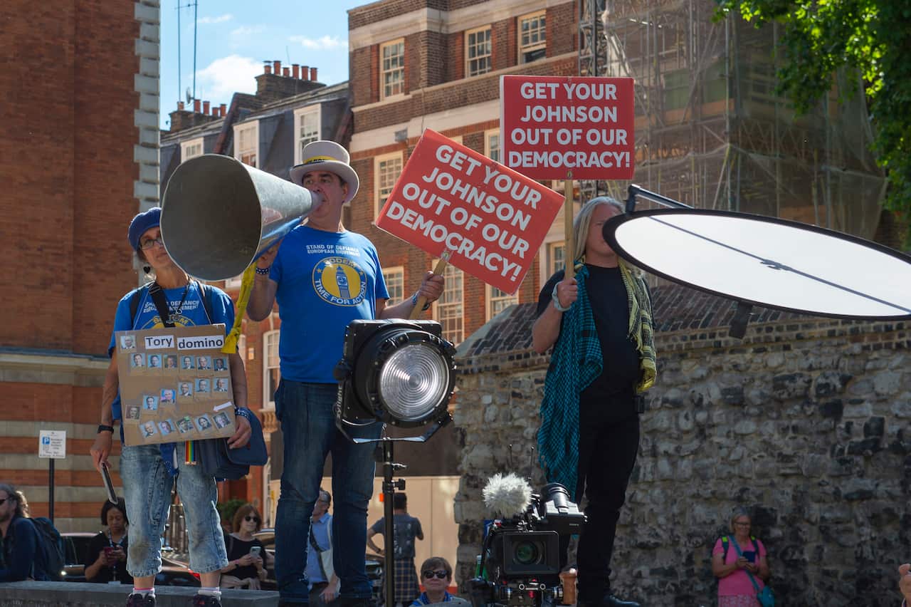 Media Coverage As Boris Johnson Resigns