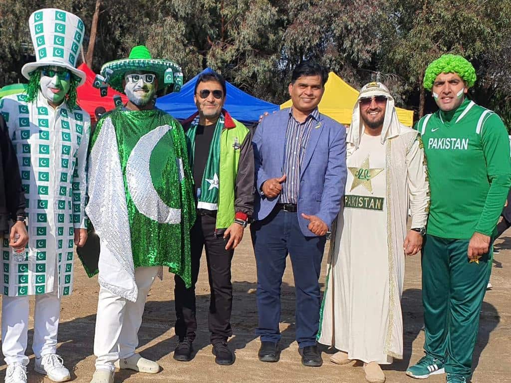 Festivity in the atmosphere is joining locals and overseas cricket fans. 