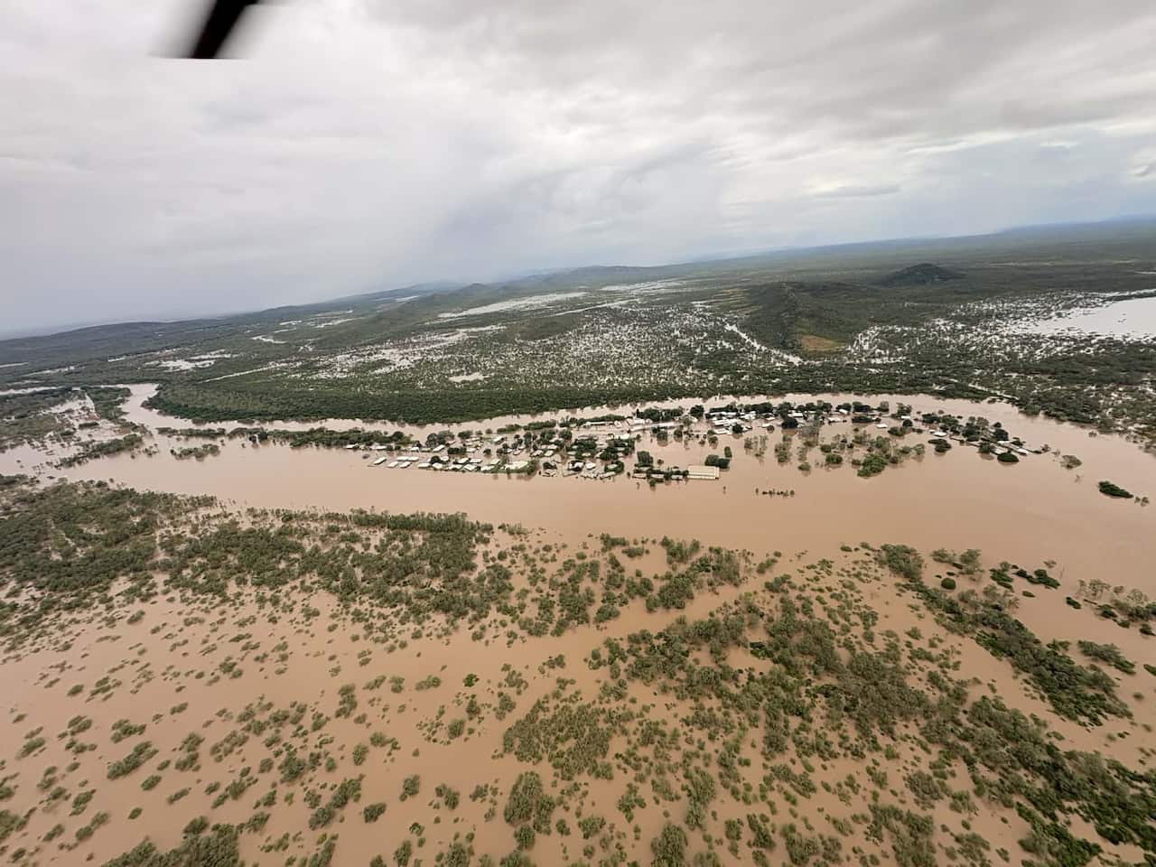 Nauiyu / Daly River NT major flood levels 