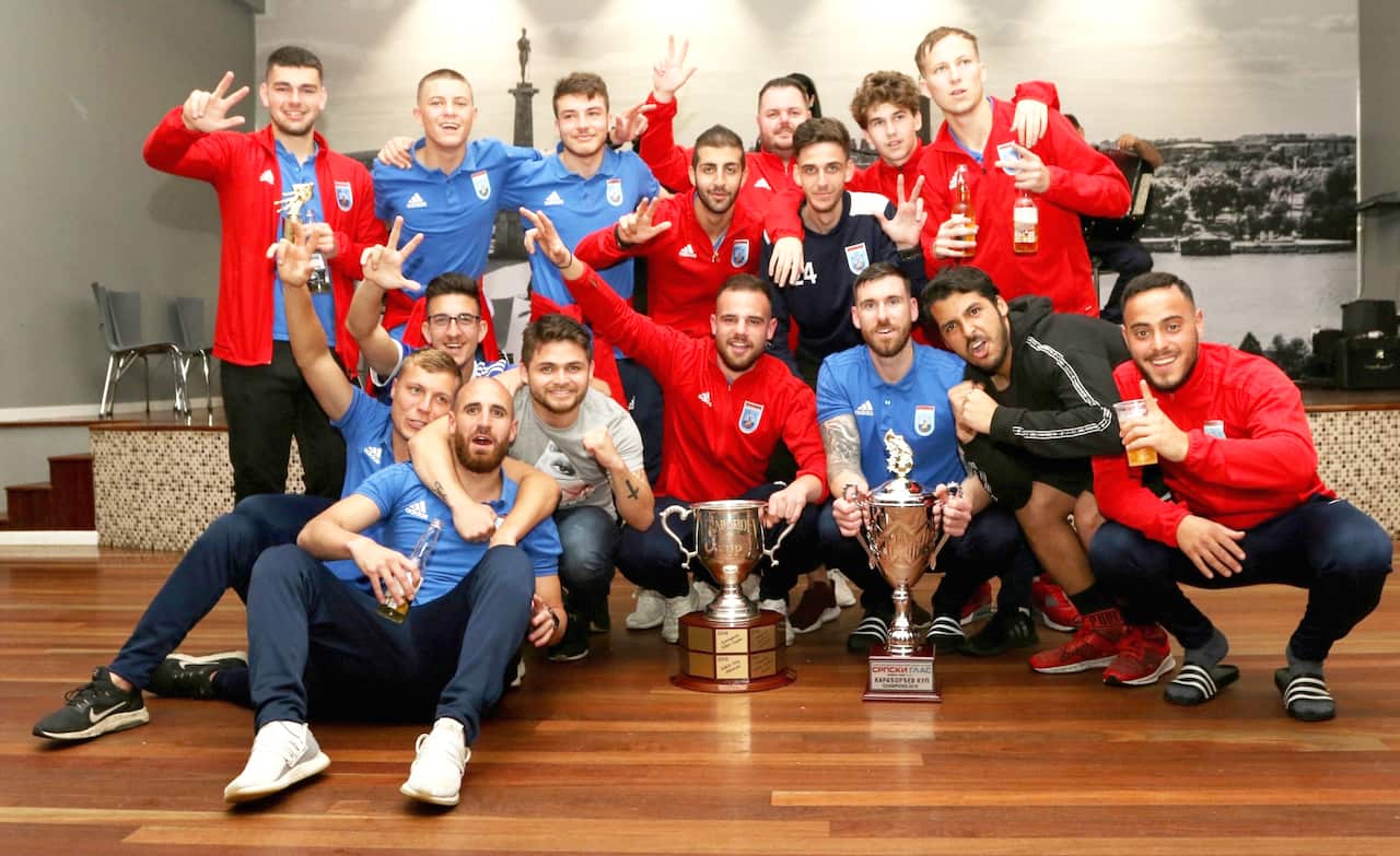 FK Beograd Adelaide Karadjordje Cup winners in 2018.jpg