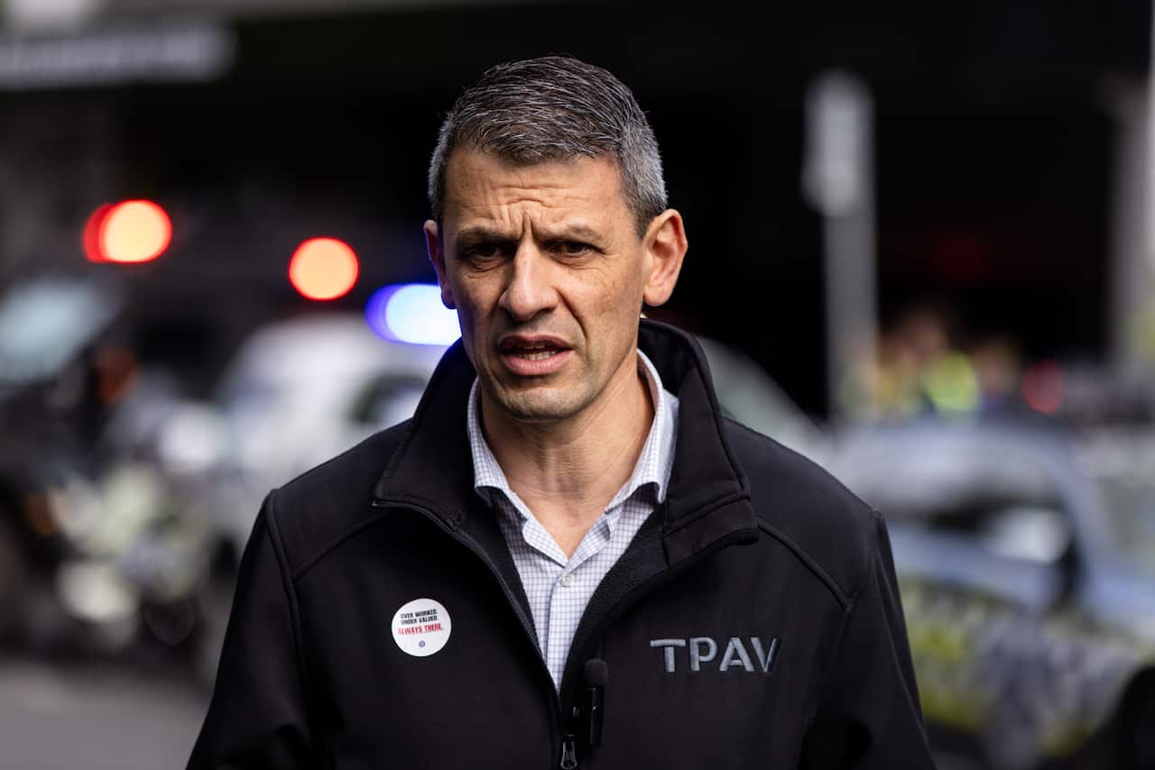 Wayne Gatt speaks at a press conference in Melbourne