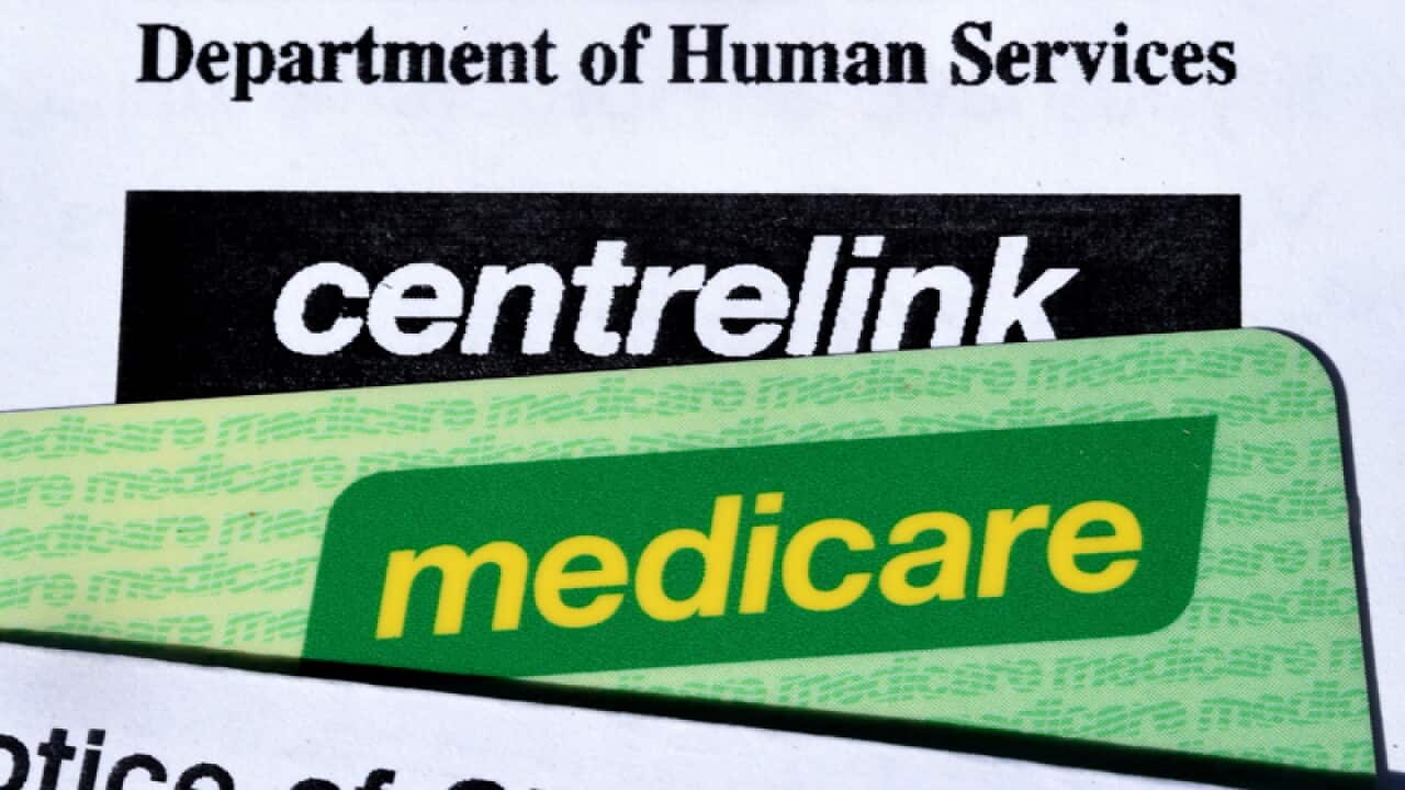 Centrelink and Medicare branding