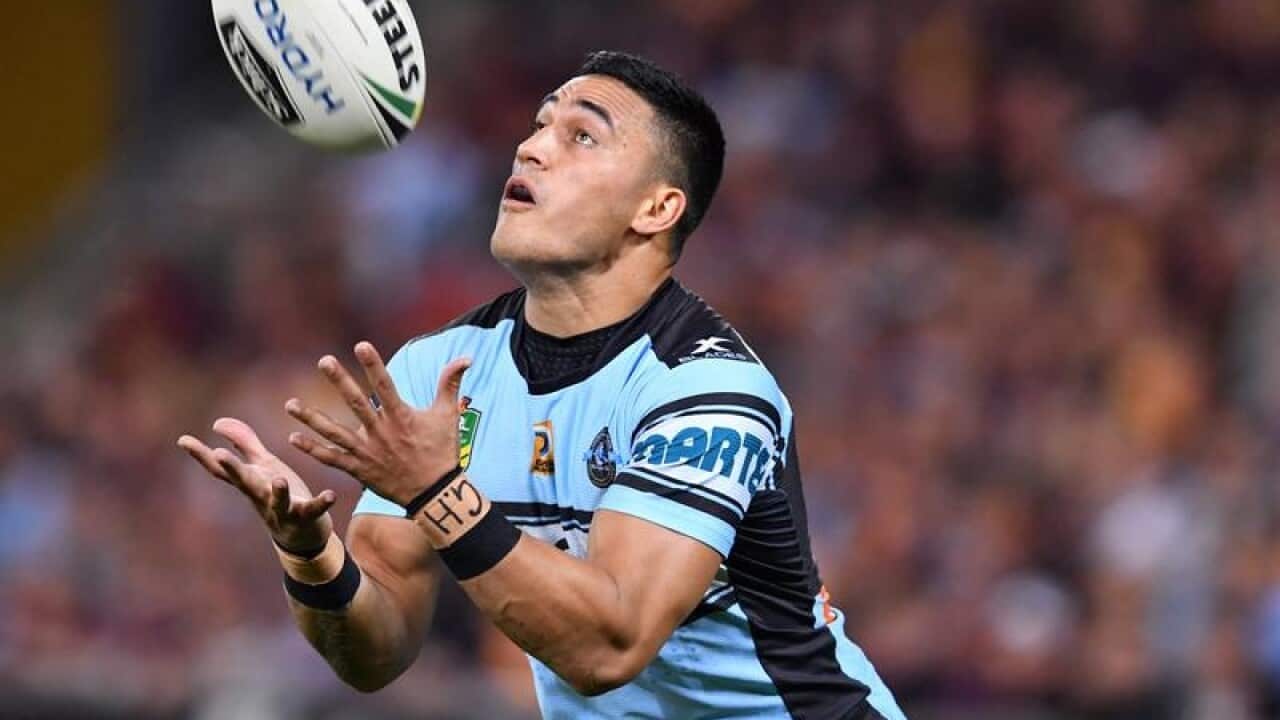 Valentine Holmes of the Sharks