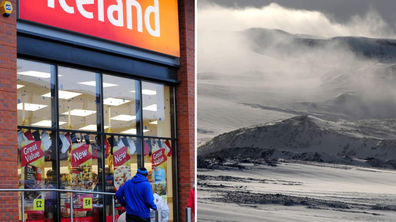 Iceland shop in Derbyshire