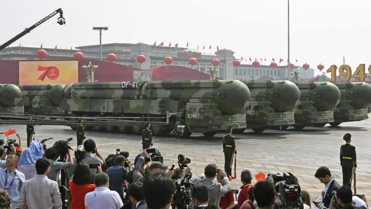 To mark 70 years of Communist rule, China shows off new weapons