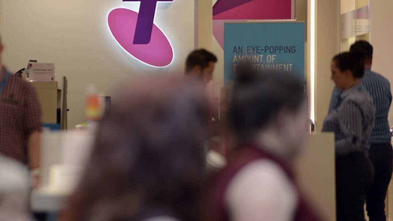 A Telstra shop at Queens Street Mall, Brisbane