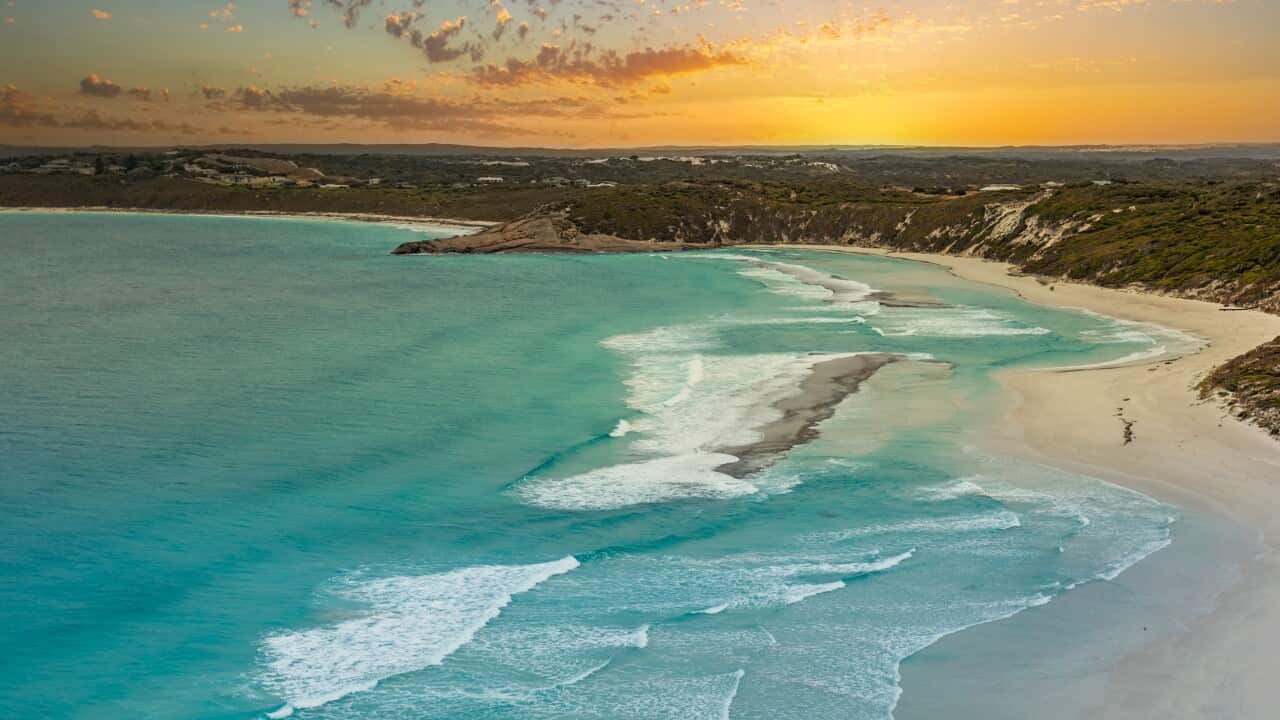 Scenic view of sea against sky during sunset,Esperance,Western Australia,AUS,Australia