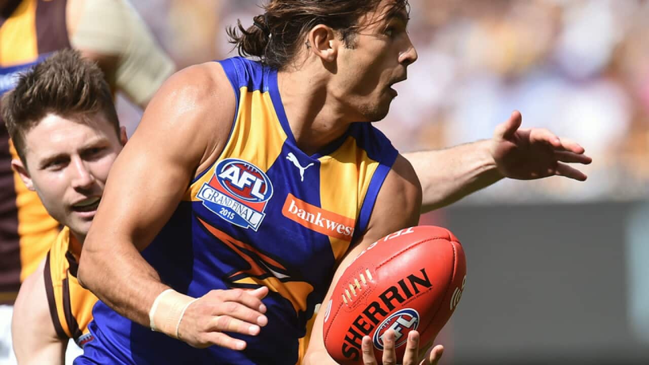 West Coast Eagles player Sharrod Wellingham