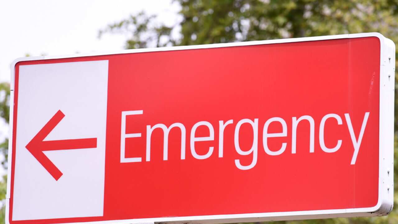 An emergency sign