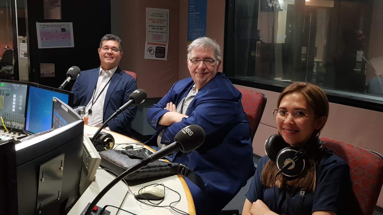 Rudolf Kotik, middle, and Shey Lumbes of RK Franchising Consultancy and Iñaki Gimenez of Expand Franchising