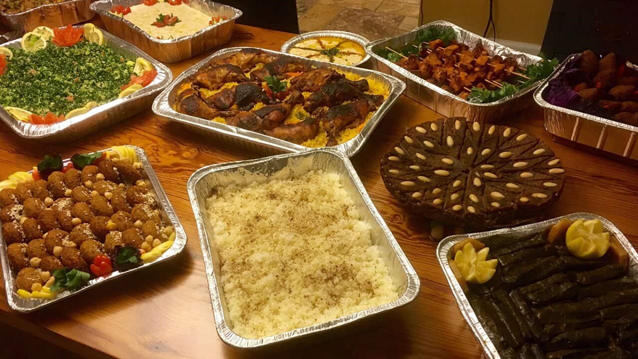 Syrian Supper Club food