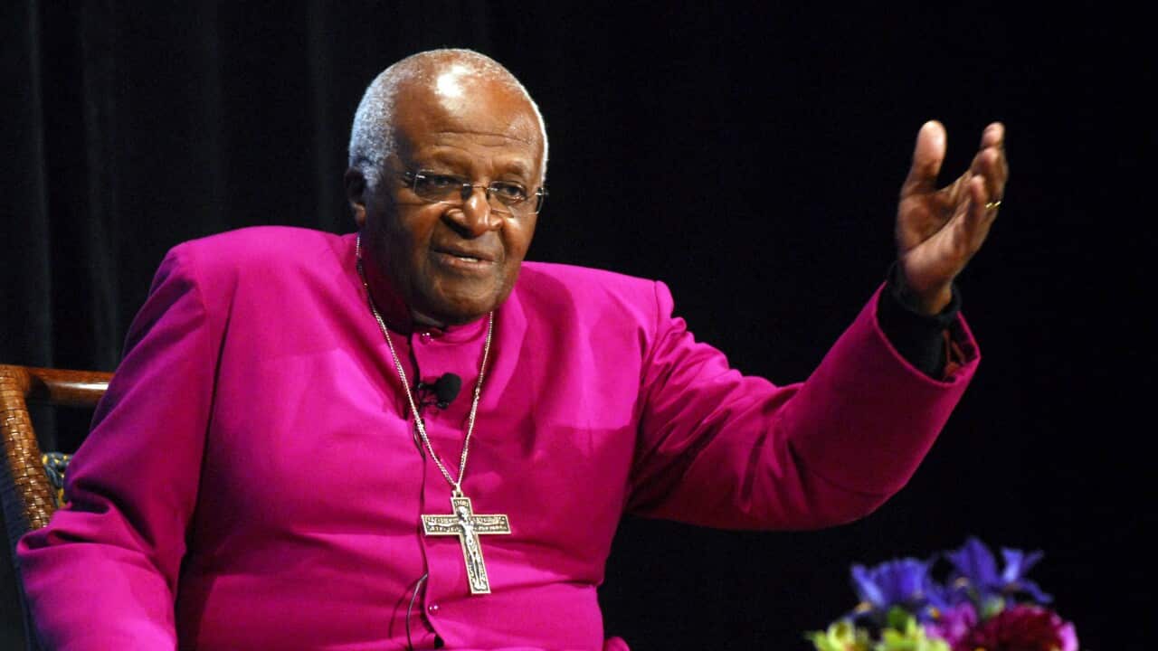 Desmond Tutu, who died on Sunday.